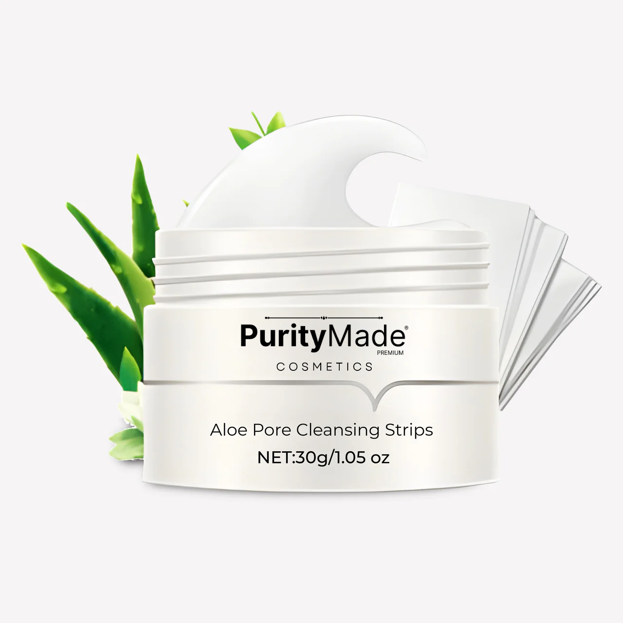 Kit de limpieza de poros con tiras de aloe